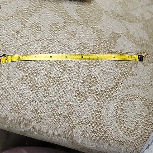 14K SOLID YG INITIAL E  CHARM W BOX CHAIN NECKLACE NWT GOLDEN CLEF - Picture 7 of 7